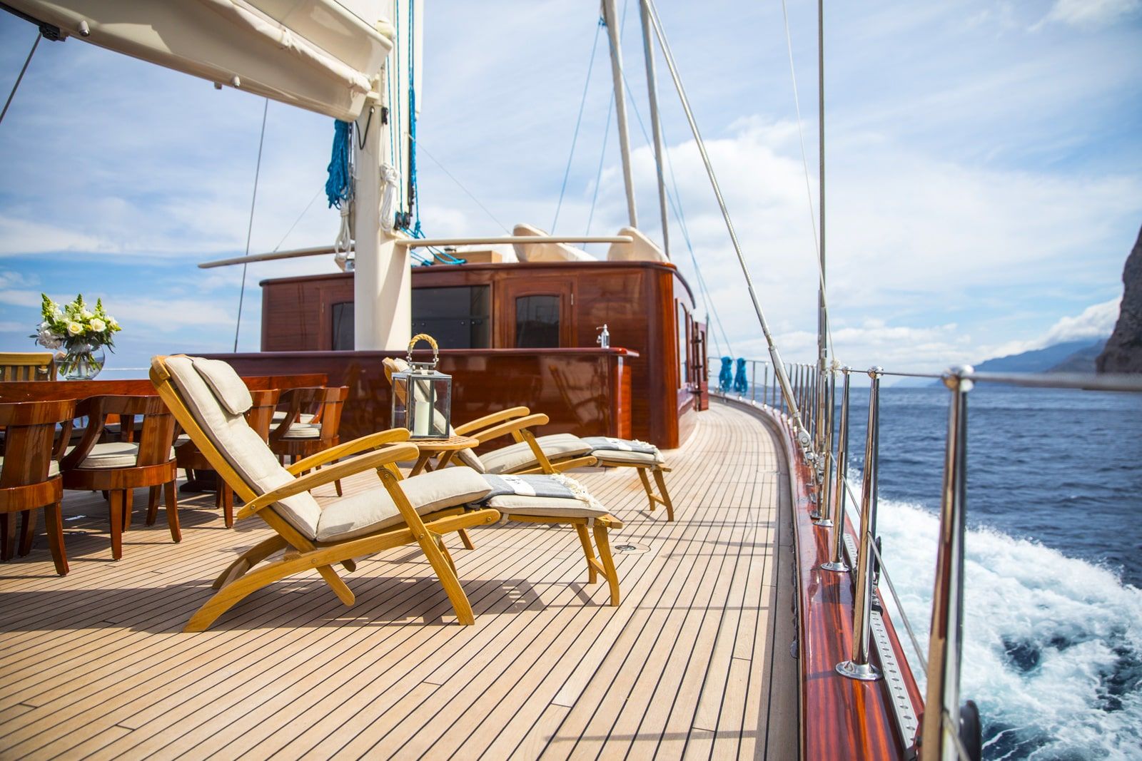 Satori Yacht deck
